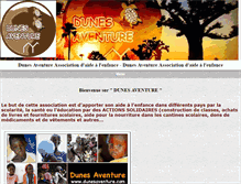 Tablet Screenshot of dunesaventure.com